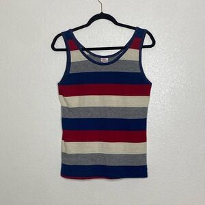 Baker Street Women’s Vintage Striped Tank Tops Size M
